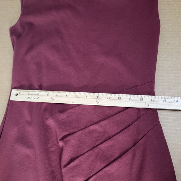 Boden Womens' SZ 6R Natalie Ponte Dress Cowl Neck Cap Sleeve Fitted Lined - Picture 9 of 16